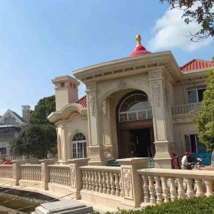 阳泉 黄金麻花岗岩欧式别墅