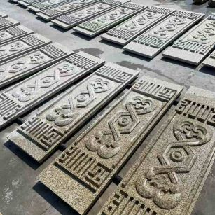 阳泉 黄金麻花岗岩外墙雕刻板