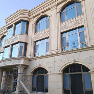 阳泉 黄金麻花岗岩别墅外墙干挂