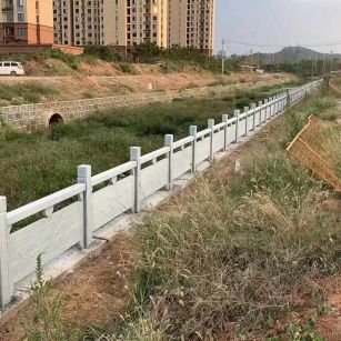 阳泉 白麻河道栏杆效果展示图