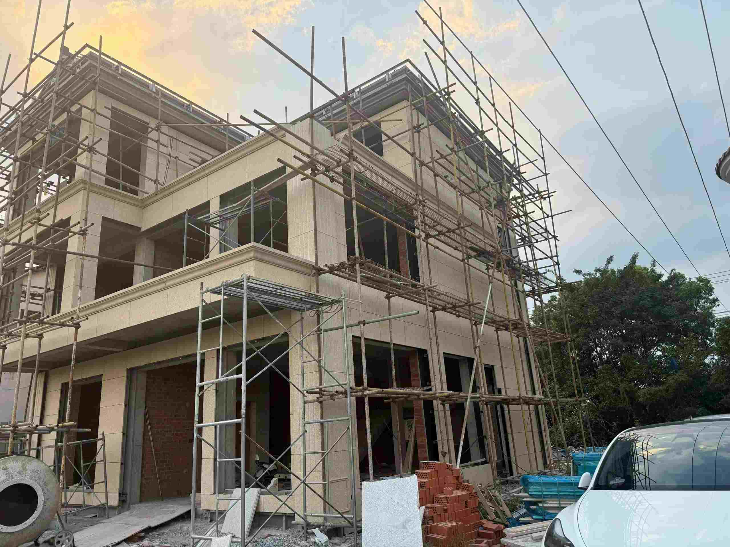 阳泉 黄金麻荔枝面花岗岩外墙干挂