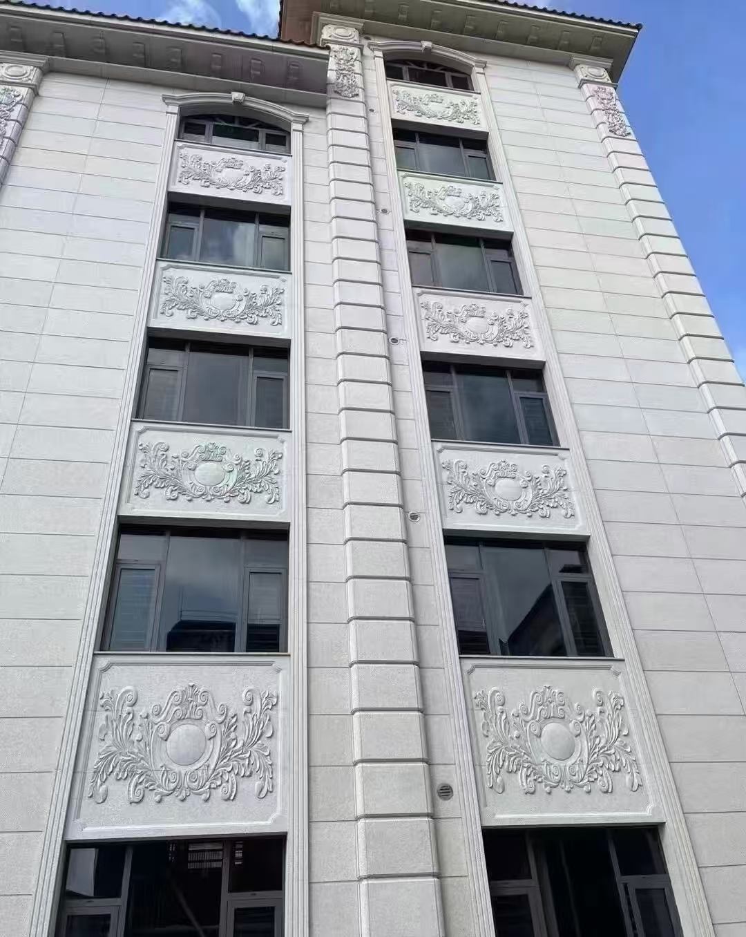 阳泉 白麻荔枝面花岗岩别墅外墙干挂