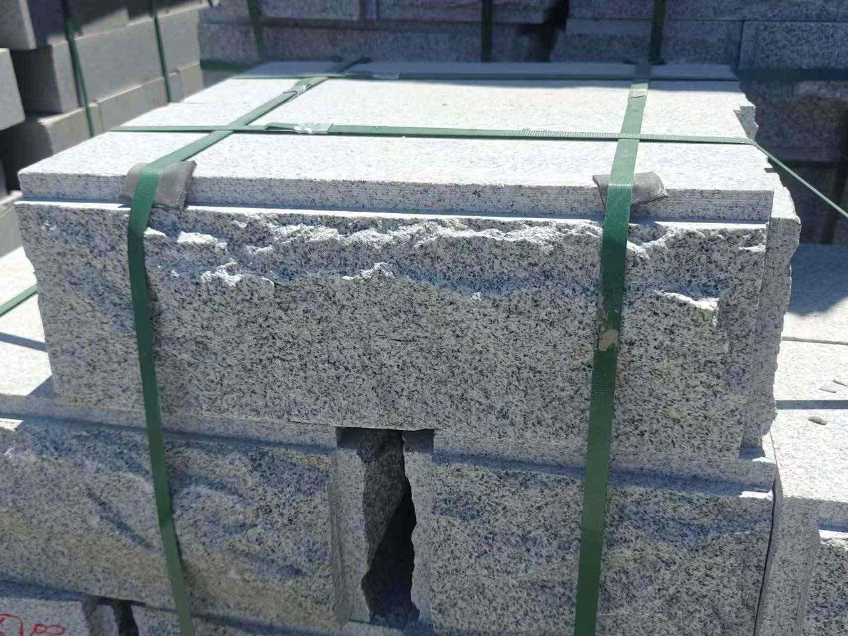 阳泉 芝麻白花岗岩自然面成品