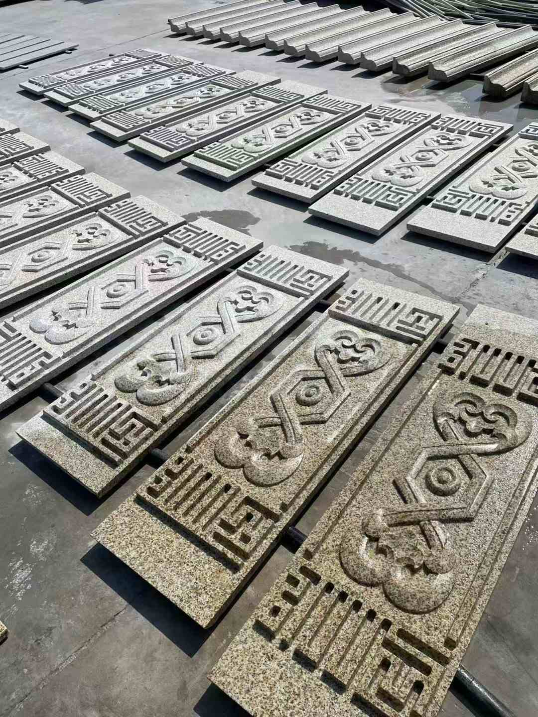 阳泉 黄金麻花岗岩外墙雕刻板