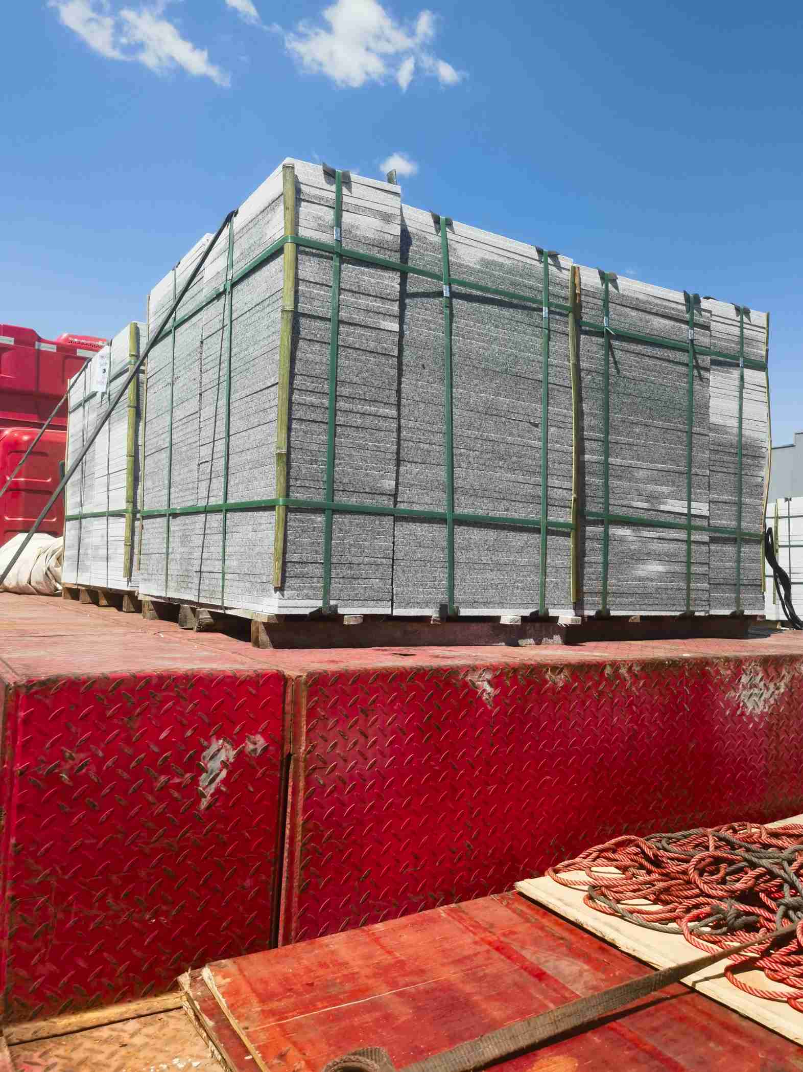 阳泉 芝麻白火烧规格板地铺石300*600/600*600