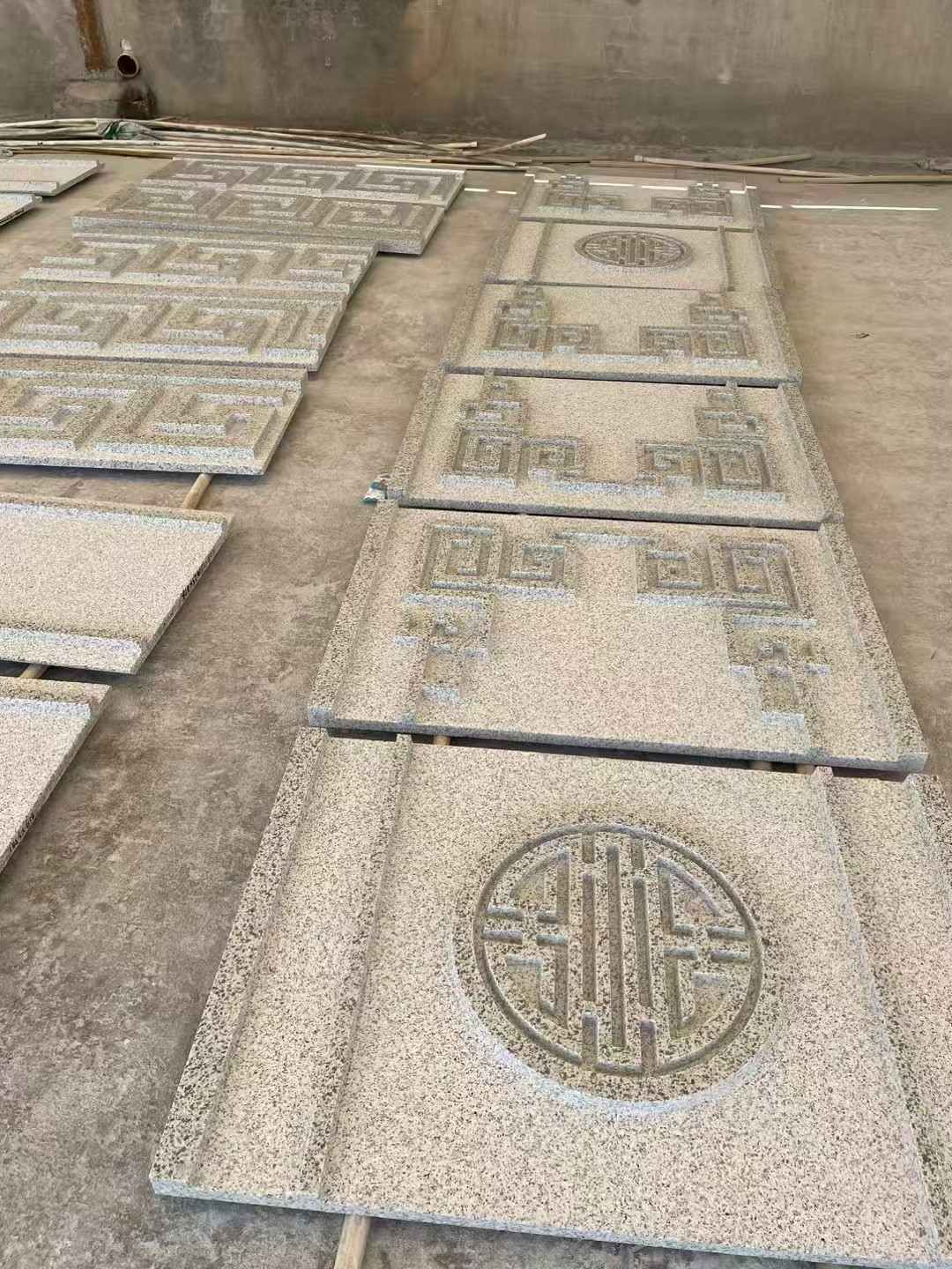 阳泉 白麻花岗岩外墙立面雕刻板