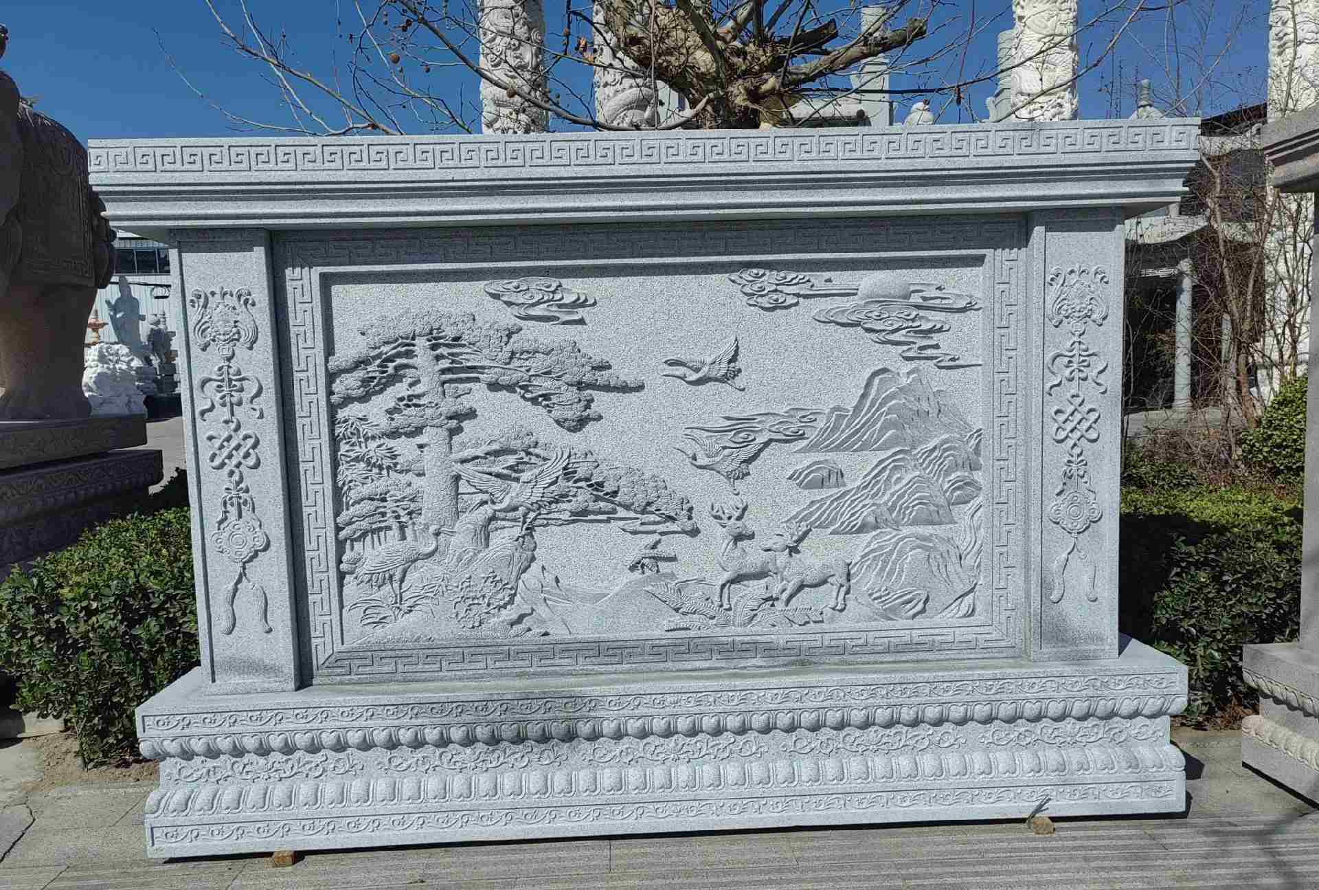 阳泉 芝麻白大型照壁，屏风，影壁