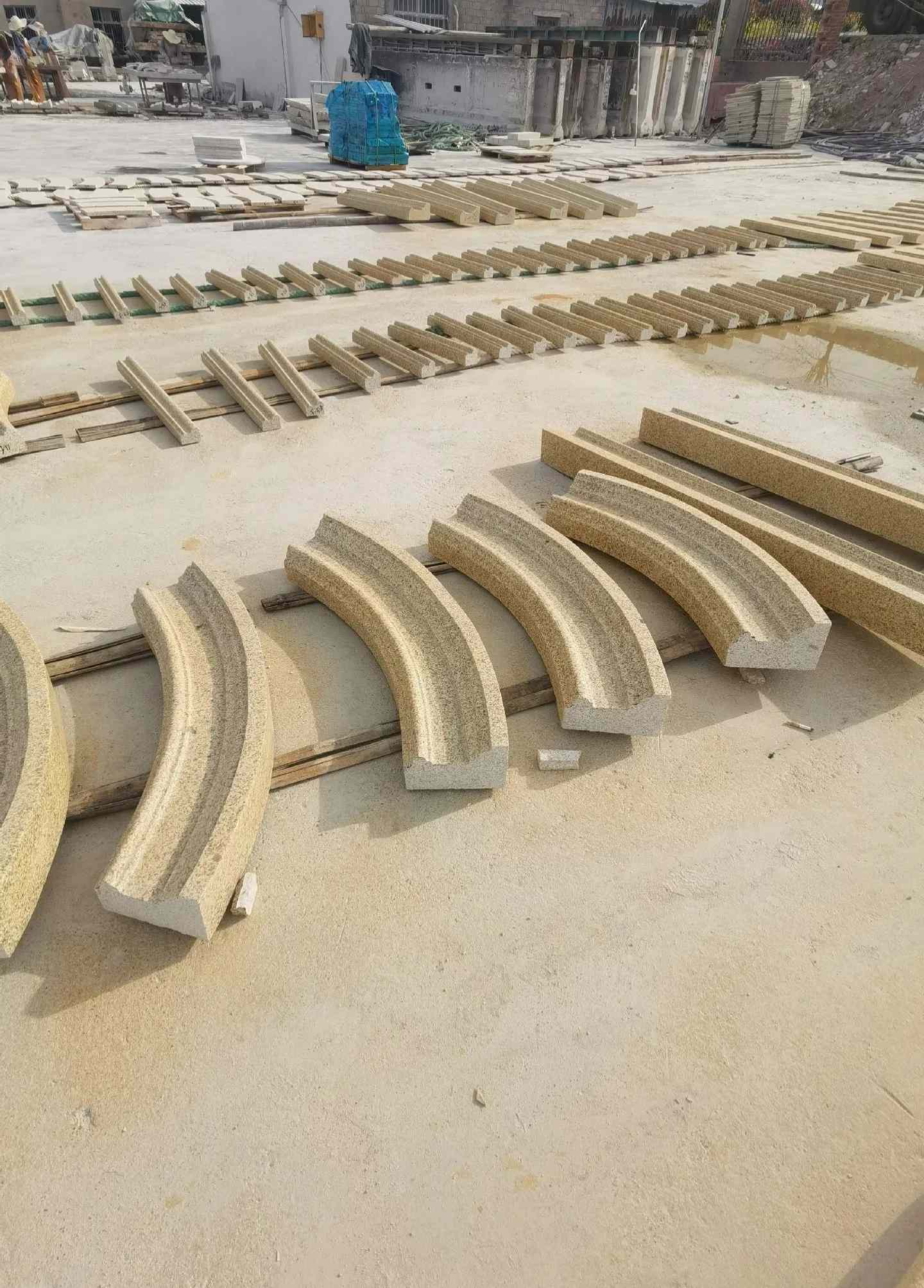 阳泉 黄金麻花岗岩别墅线条