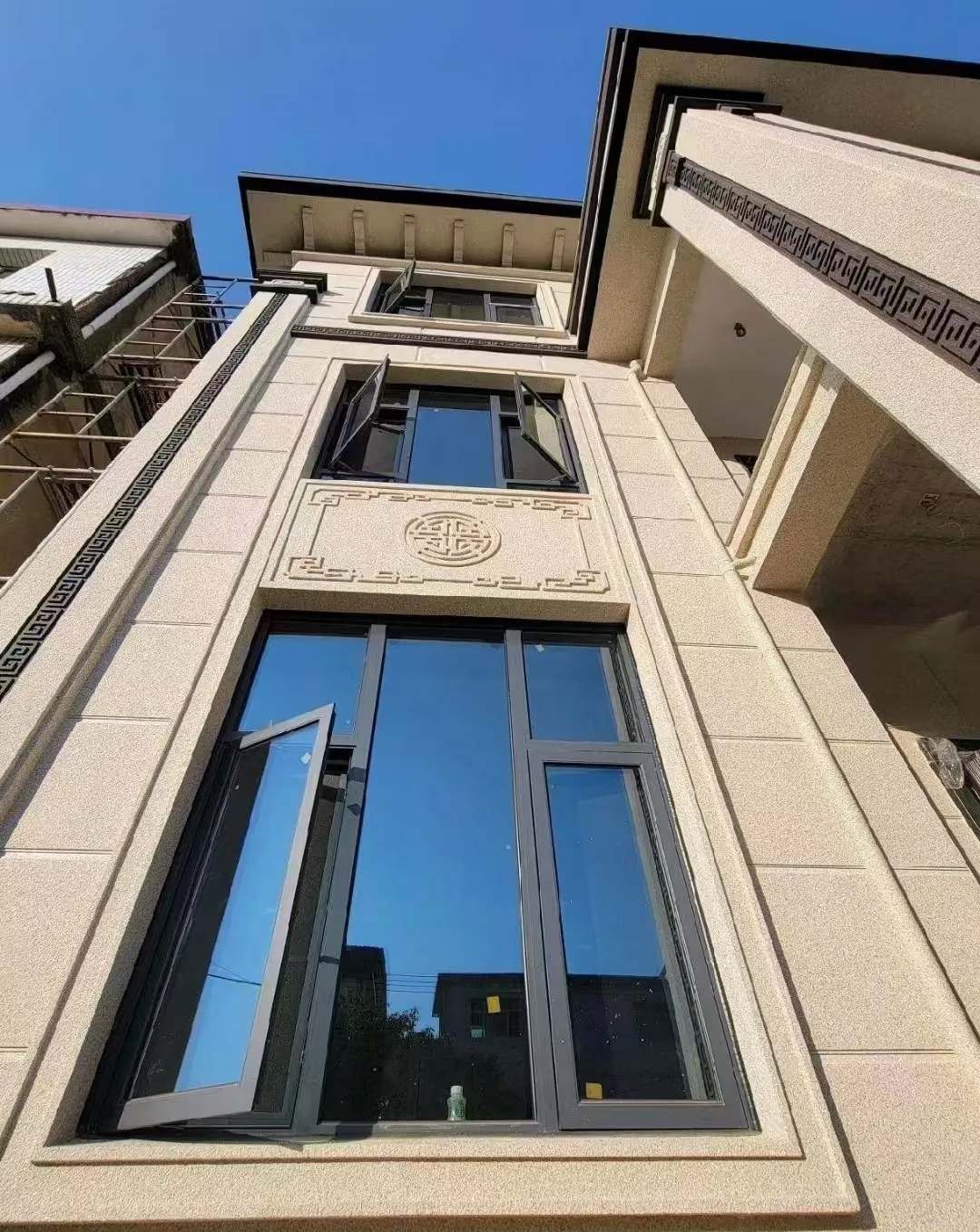 阳泉 黄金麻荔枝面别墅外墙干挂效果展示